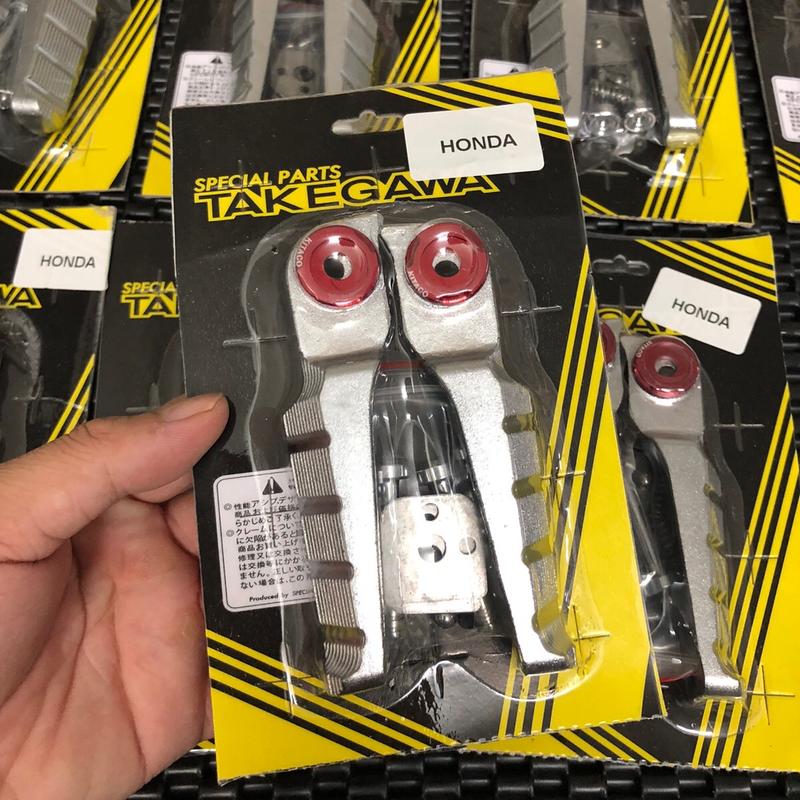 Gác Chân Nhôm Takegawa MS2 Đúc Tặng Kèm Chốt Sỏ Và Long đền Kitaco gắng các dòng xe Honda và Yamaha Phụ Tùng