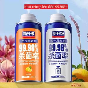 Chai Xịt Khử Mùi và Khử Trùng Máy Lạnh Ô Tô Làm Sach Không Khí Vệ Sinh Điều Hòa Xe Hơi