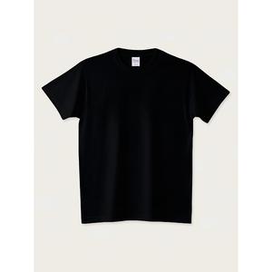 メンズプリントTシャツ - 綿100%、ラウンドネック、半袖、黒のカジュアルストリートスタイル、洗濯機対応、男性への完璧なギフト