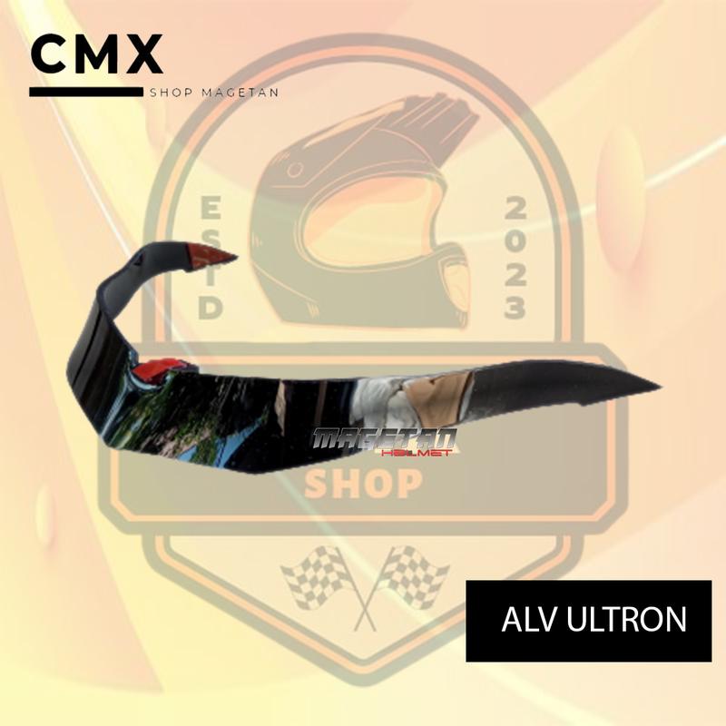 Product Introduction of [Free 3m] Spoiler Helm ALV ULTRON All Series Original Bahan Akrilik free Ongkir Motorcycle 8