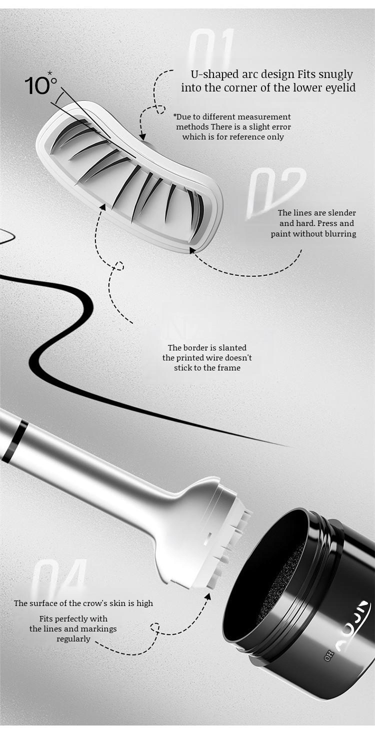 Product Introduction of HOT【Beginner must】Double head Lower Eyelash Stamp/Two-in-One Eyeliner Eyelashes Pen/silicone eyelash seal/Waterproof Eyelash Stamp/Eye Makeup 6