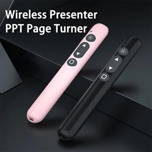 2.4Ghz PPT Wireless Presenter Remote Control USB PC Laptop Projector Page Turning Pen For Powerpoint Presentation Pointer Slide Advancer