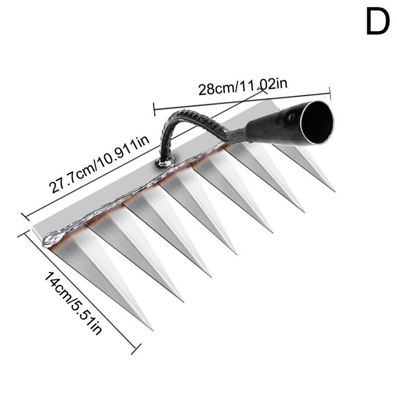 Product Introduction of Garden Weeding Rake Garden Hoe Weeding Handheld Garden Planting Hoe Rake Farm Garden Z7L3 22