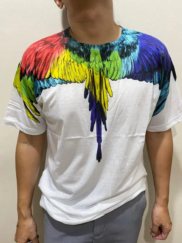 kaos tshirt  lucu motif sayap /singa printing 1