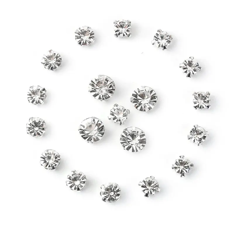 (10-50 hạt)Hạt đá chấu size 5mm, nguyen liệu làm trang sức cổ trang, Nguyên liệu diy 0
