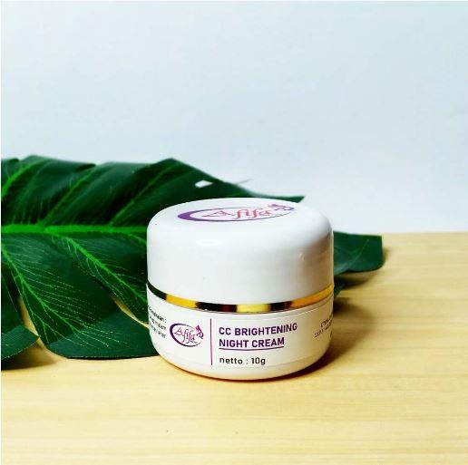 AFIFA CC BRIGHTENING NIGHT CREAM | CREAM PENCERAH 1