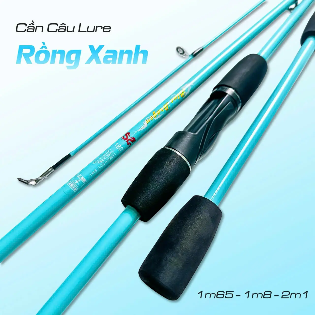 Cần câu lure Rồng Xanh- Cần Câu Lure Máy Đứng,Cần Câu Lure Máy Ngang(chỉ cần)