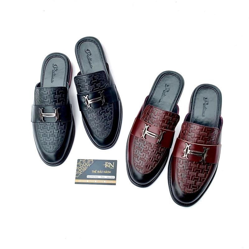 Giày Sục Nam Cao Cấp Đế Phíp Gỗ, Sục Vân Đan