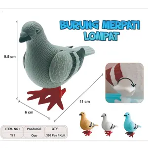 MAINAN ANAK BURUNG MERPATI PUTAR YI1 MAINAN BURUNG MERPATI LONCAT