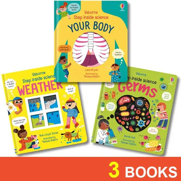 Original Product Usborne Step Inside Science (3 Titles)