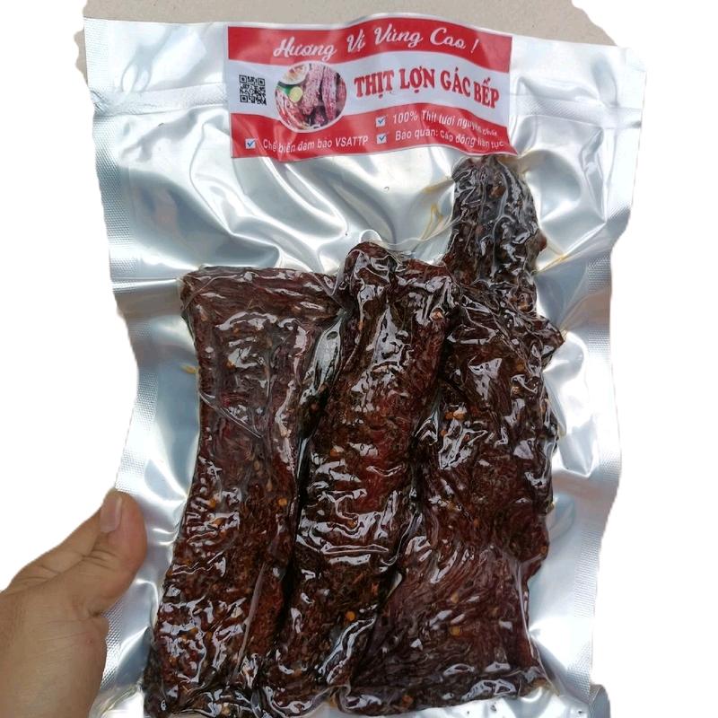 500G THỊT LỢN GÁC BẾP Kèm Chẩm Chéo Tây Bắc - Ăn Vặt - Chua Cay Food Snack 0