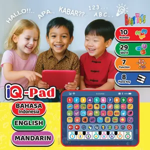 BabyToys Mainan Ipad Edukasi Anak 3 Bahasa Bahasa Inggris Mandarin Angka Huruf Musik 2 3 4 5 tahun