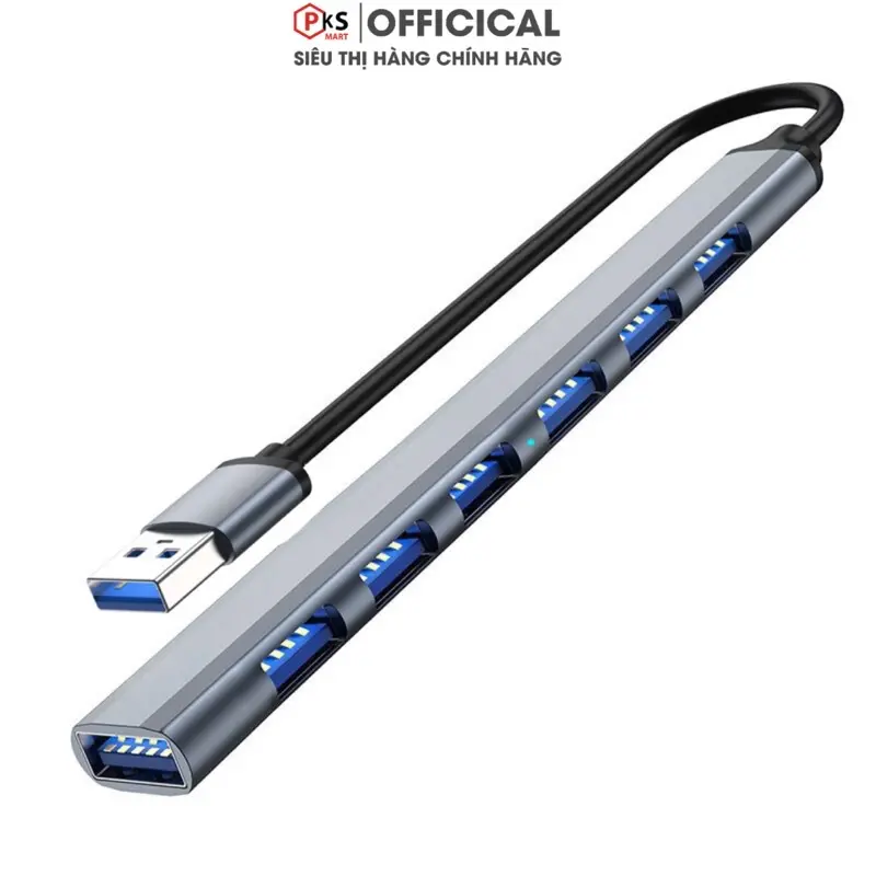 Bộ Chia Cổng OTG Hub USB Và Hub Type C, Đến USB 2.0 Và 3.0 Kết Nối Bàn Phím Chuột Ổ Cứng Và Các Thiết Bị Ngoại Vi Khác - PKSMART 4