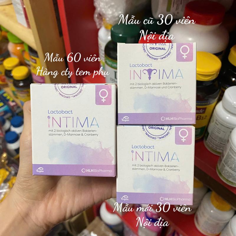 [Hàng CTY] Viên uống men vi sinh phụ nữ Lactobact Intima cân bằng vi sinh tự nhiên sự khỏe mạnh vùng kín - Đức