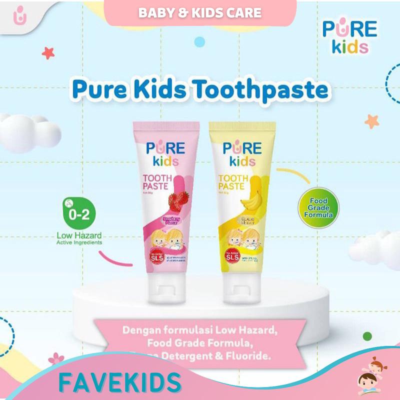 Pure Kids Toothpaste - Pasta Gigi Anak 50 gr - Shop | Tokopedia