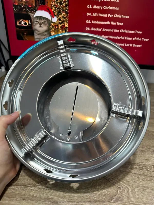 Combo 3 bếp cồn chắn gió, bếp cồn inox có nút gạt tặng kèm vá múc lẩu inox 3