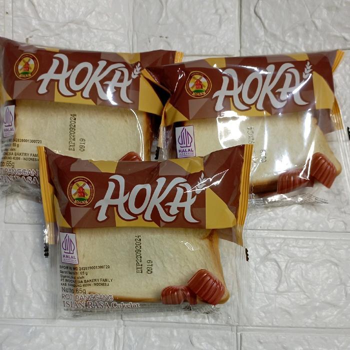 ANEKA ROTI AOKA BERBAGAI RASA - COKLAT - Shop | Tokopedia