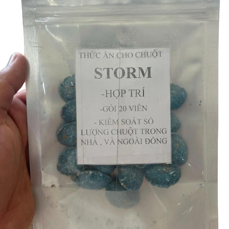Storm  gói 20 viên - Nhập đức - Thức ăn dành cho chuột - Hiệu quả - cho chuột đồng và trong nhà Nhang