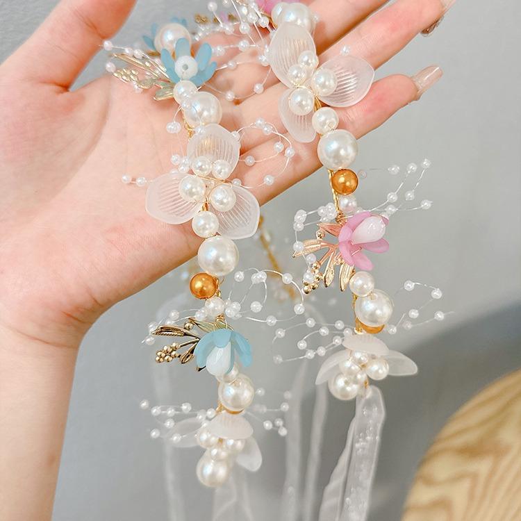 BANDO ANAK PEREMPUAN BANDANA BUNGA MAHKOTA AKSESORIS RAMBUT PRINCESS 3