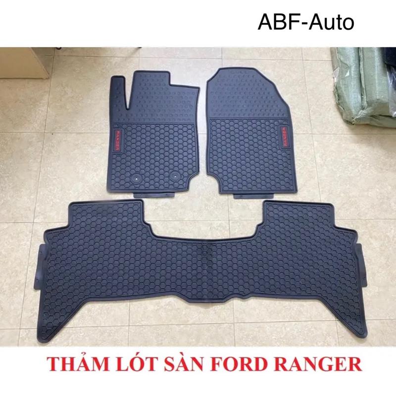 Thảm sàn, lót sàn xe FORD RANGER chất liệu cao su đúc không mùi, không thấm nước