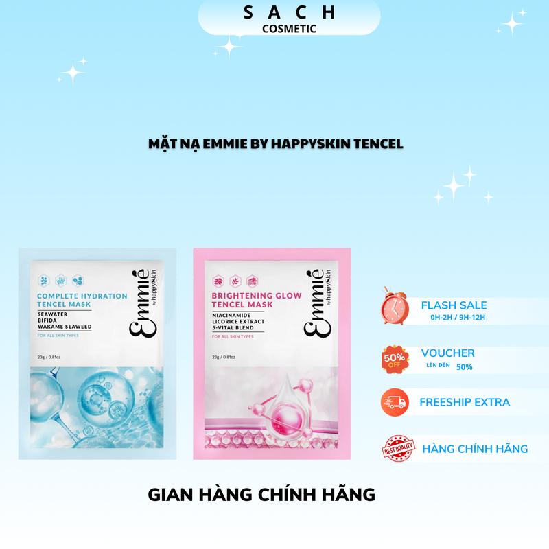 Mặt Nạ Sinh Học Sợi Vải Emmie By Happy Skin Tencel Mask 23g