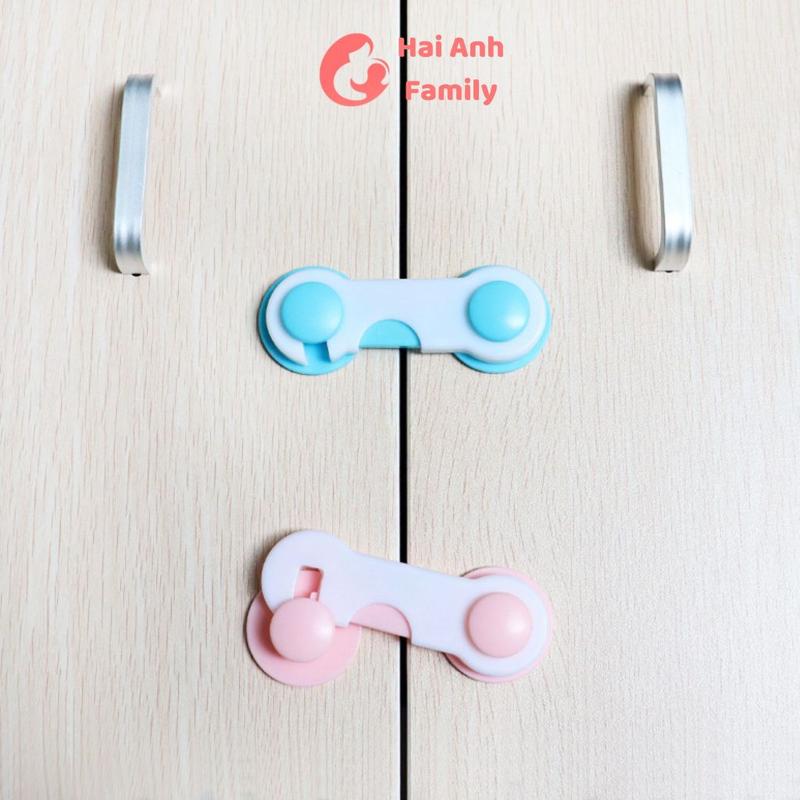 Khoá Chốt Cài Tủ Lạnh, Tủ Đồ, Ngăn Kéo An Toàn Cho Bé