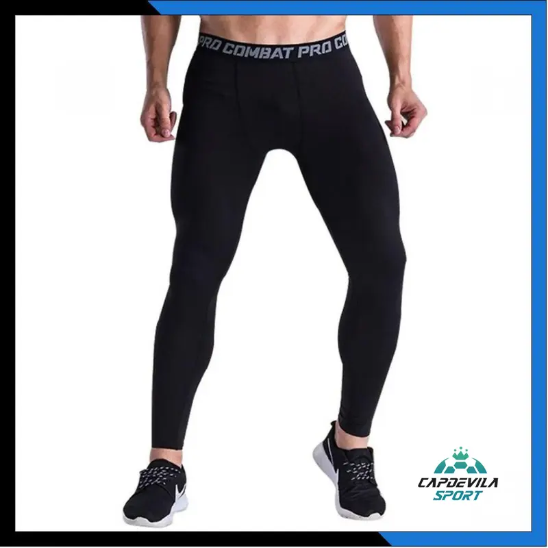 Quần Giữ Nhiệt Nam, Quần Tập Gym Jogger LEGGING Nam Lót Trong Dài Pro Combat Thể Thao Bóng Rổ Đá Bóng Chạy Bộ Sport 3