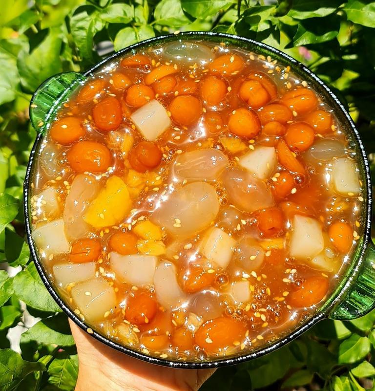 Me dẻo rim hạt đác mix thạch dừa ngon lạ miệng hủ 550gam