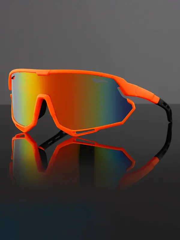 Outdoor Sports Hollow Out Cycling Glasses, UV400 Anti-UV Sports Sunglasses, Windproof & Dustproof Sports Sunglasses for Men & Women 4