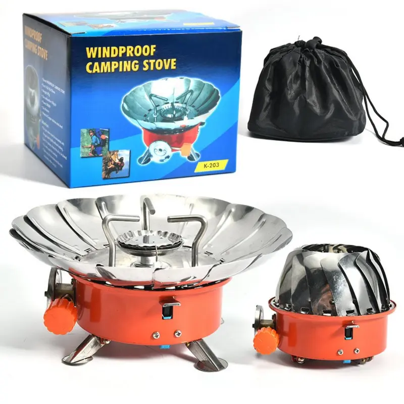 [KHÔNG KÈM BÌNH GA] Bếp ga du lịch mini [DÂY DẪN GAS XỊN ]Cắm Trại, dã ngoại gấp gọn đa năng tiện lợi - Không kèm bình ga 5