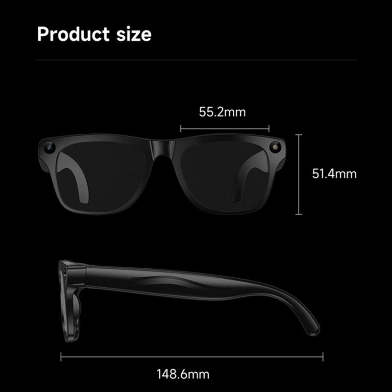 8K AI Smart Glasses With 100MP Camera Chat GPT Touch Sport Sunglasses Bluetooth Call Music Player Only take photos NEW - Image 5