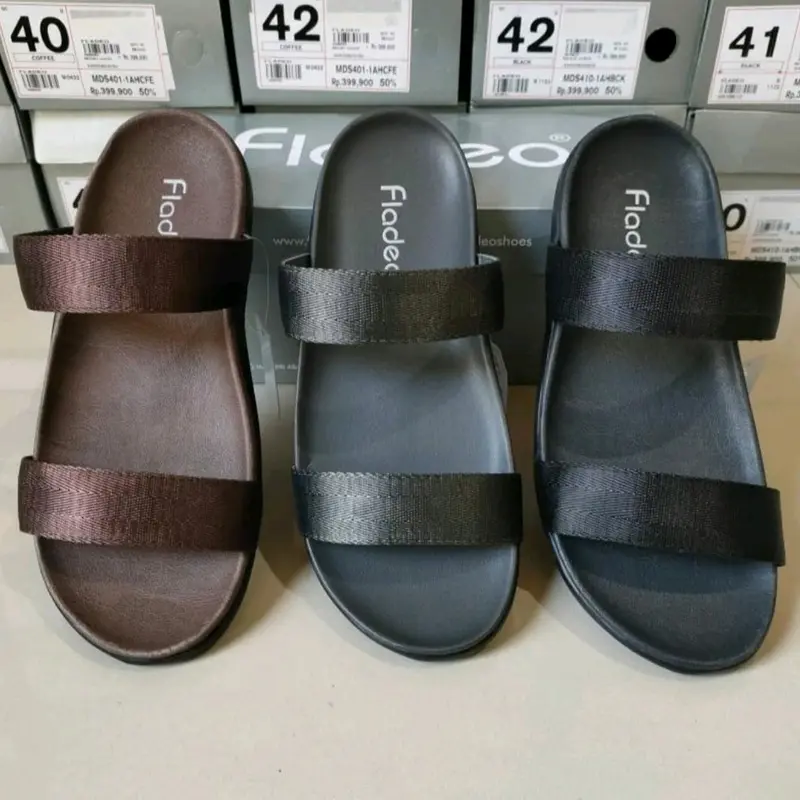 sendal cowok fladeo sloop brended matahari Sandal Pria Kasual 0