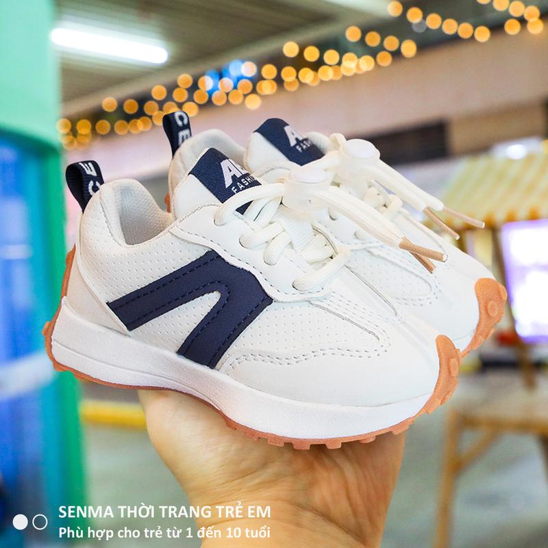 SENMA Giày trắng cho bé trai 1 tuổi đến 10 tuổi giày trắng