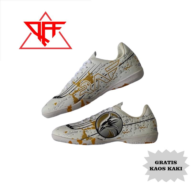 Sepatu Futsal RAF White Red XERACION ONE Dewasa" sepatufutsal c it Semua musim Pink sepatu  futsal sepatu futsal decit sepatu  futsal sepatu  ori 7