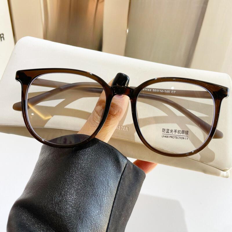 Mã 9611- Gọng Kính Cận 0 Độ Phiên Bản Retro, Kiểu Dáng Nhựa Viền Vuông Nam Nữ