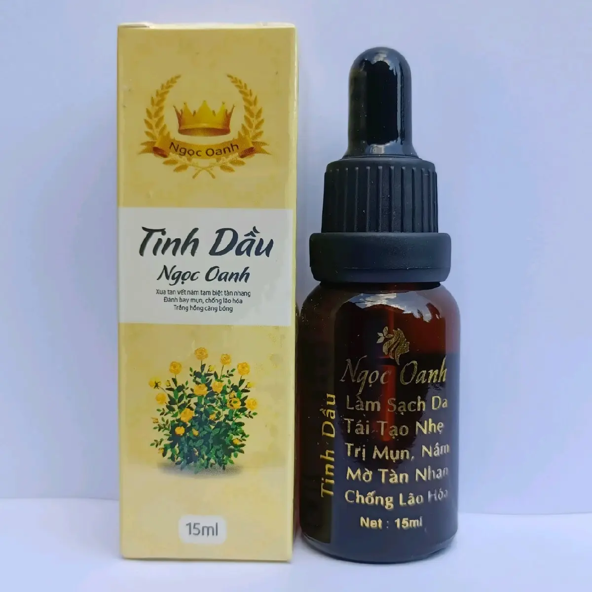 Chai tinh dầu Ngọc Oanh mụn, nám, tàn nhang