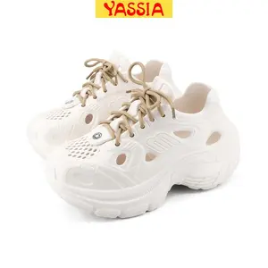 Yassia Sepatu Kasual Baru Gaya Korea Sepatu Olahraga Wanita Bersol Tebal Yang Modis Ukuran: 24-41