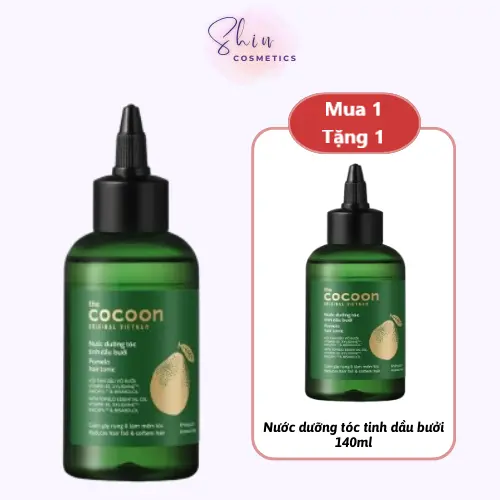 [Mua 1 Tặng 1 - Chọn Đúng Phân Loại]  Nước Dưỡng Tóc Tinh Dầu Bưởi Cocoon 140ML