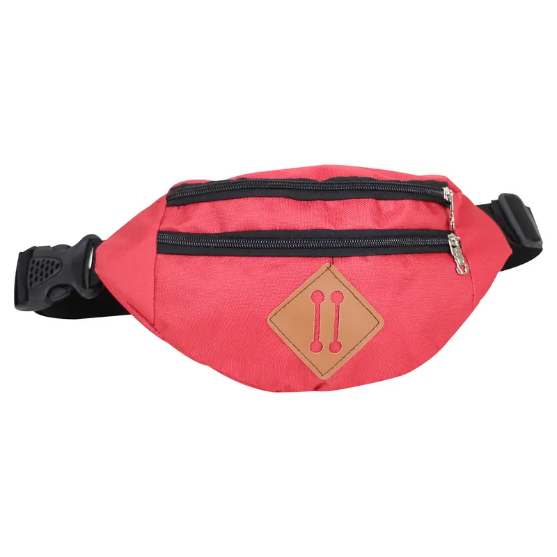 Tas Selempang Pria Kekinian Simple Waistbag Distro Merah Bagus Murah Pinggang 1