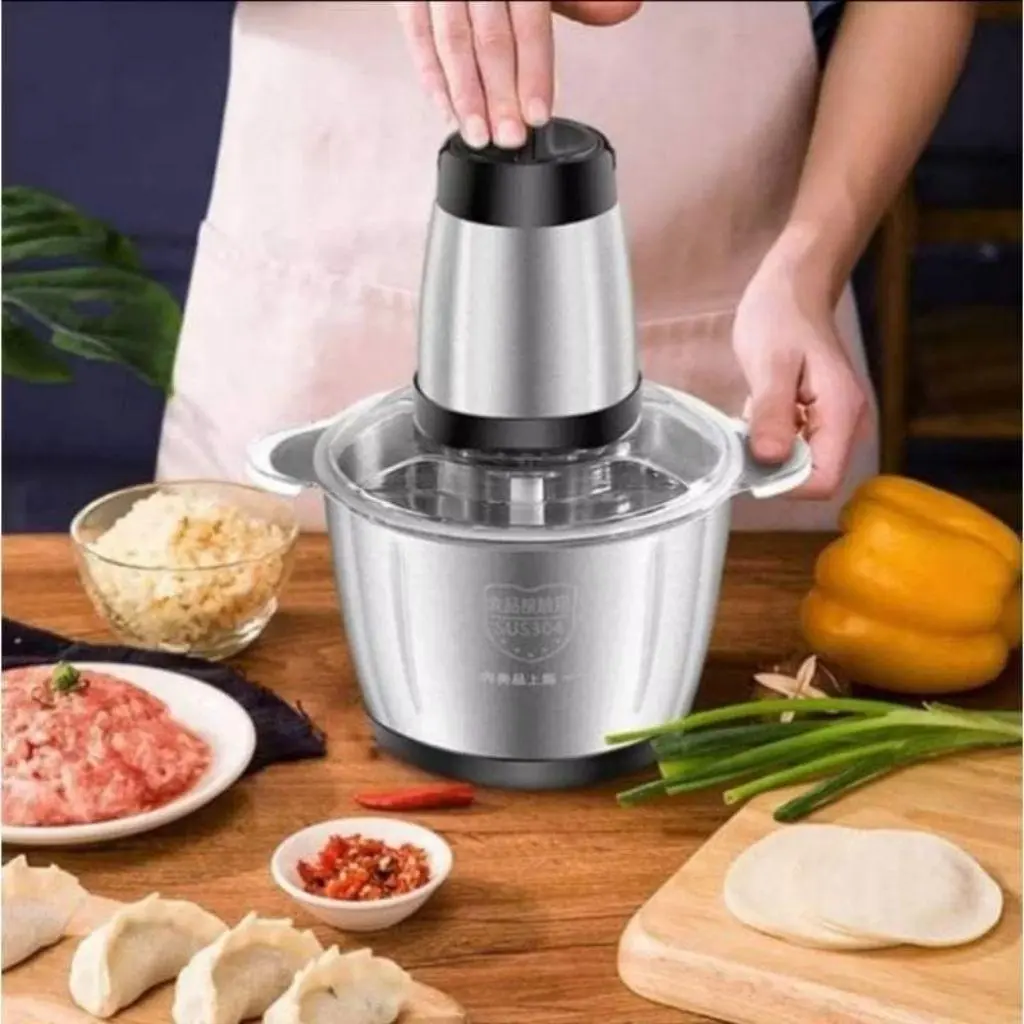 Blender Daging Chopper Stainless Penggiling Daging Multifungsi Meat Grinder Blender