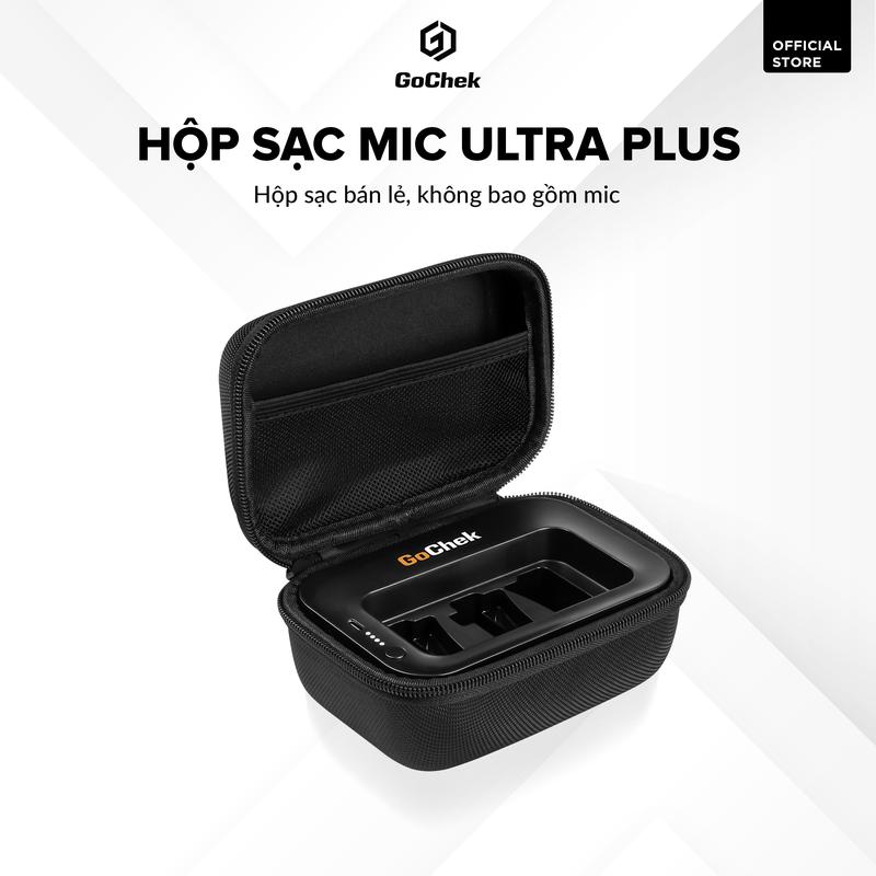 Hộp sạc Mic GoChek Ultra Plus (Không kèm MIC bên trong) Thu Âm