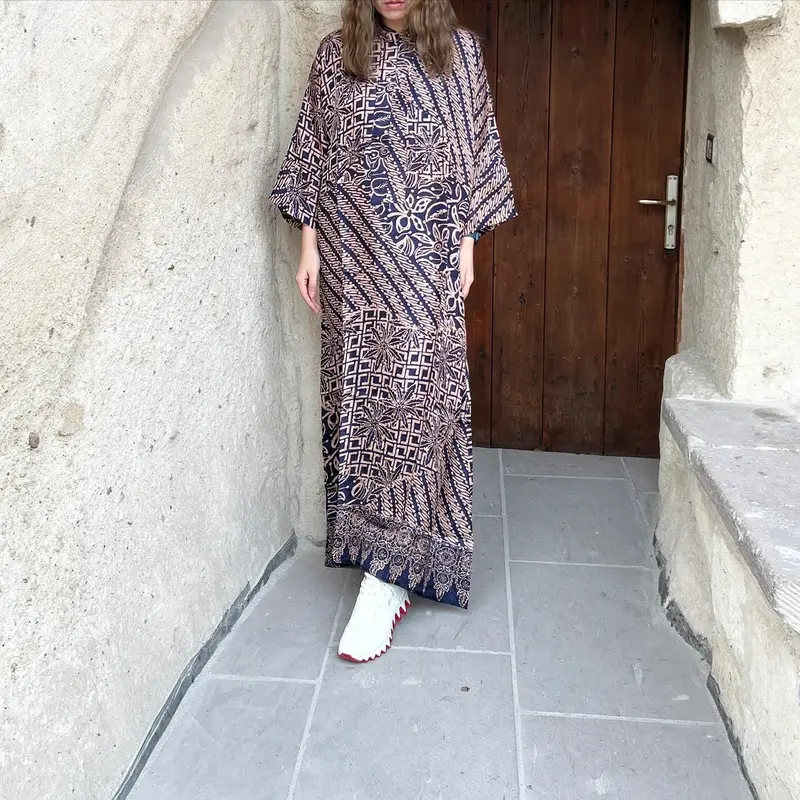 Lausboutique-Abaya Ratiba-Seri Goreme-Kaftan Batik Wanita Ramadhan Fit Muslim 1