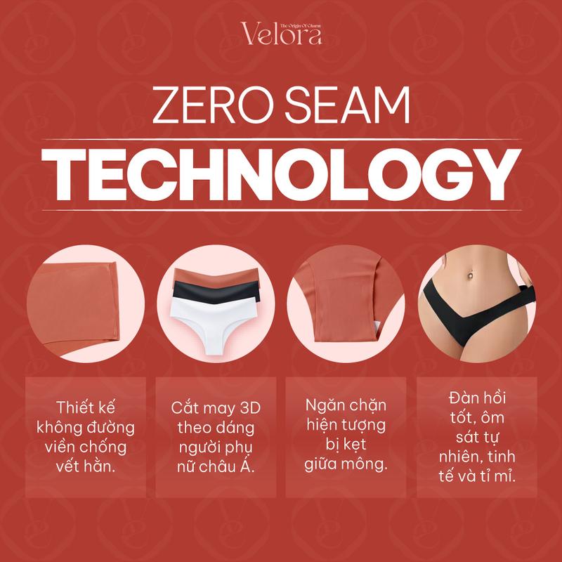 Product Introduction of [Combo 5 ] Quần Lót Su Cheeky Tam Giác Mỏng Nhẹ, Thoáng Mát, Không Viền, Đàn Hồi Thoải Mái - VELORA Nữ Women 2