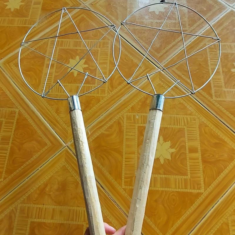  DỤNG CỤ NƯỚNG BÁNH PHỒNG HOẶC BÁNH TRÁNG THỦ CÔNG HÌNH NGÔI SAO 