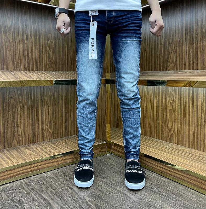 quần jean nam pơ pồ xanh trơn đậm tang lụa bốn cúc