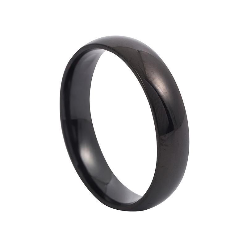 Nhẫn Thép Titan Phụ Kiện, Vòng MAYSU Mạ Sáng Bóng Vòng Cặp Đôi, Đường Kính 4mm, Chất Liệu Thép Không Gỉ, Đồ Trang Trí, Thích Hợp Cho Nữ, Nhà Sản Xuất nhẫn  của  zhenya 6