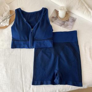 สปอร์ตบรา แบบใหม่ เปลือยหลัง ซิปหน้า ชุดกีฬา สำหรับผู้หญิง เสื้อกั๊กห่อหน้าอก ป้องกันการสัมผัส กันกระแทก เหมาะสำหรับโยคะและวิ่ง