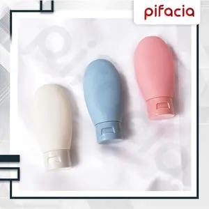 PIFACIA Botol Plastik Sabun Travel Portable Tempat Sabun Shampoo Refil Lotion
