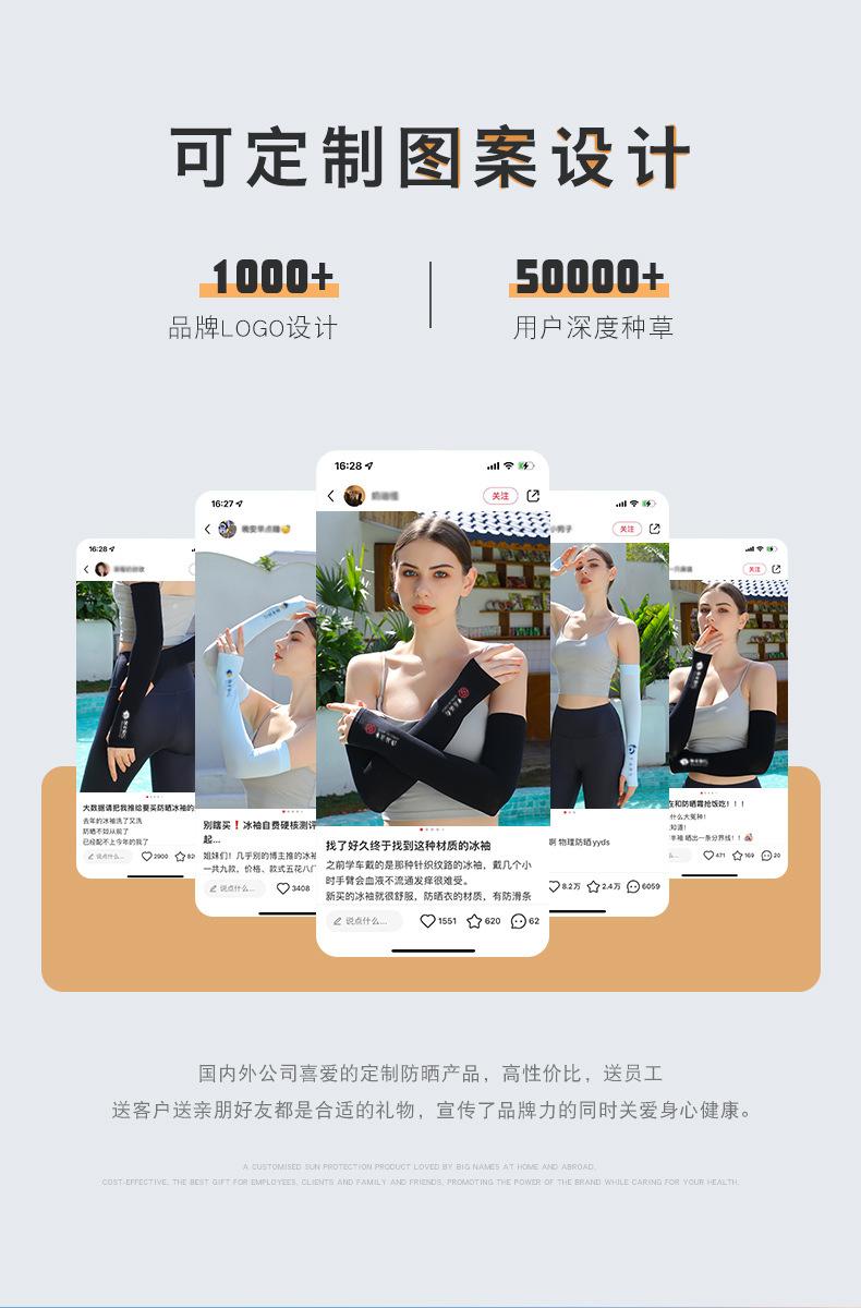 Product Introduction of Mosquito-Repellent Cooling Arm Sleeves - Korean UV Protection Ice Silk Arm Covers with UPF50+ & DEET-Free Tech for Outdoor Cycling, Driving, Sports 1