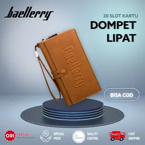 Dompet Pria Wanita Panjang Kulit BAELLERRY S1393